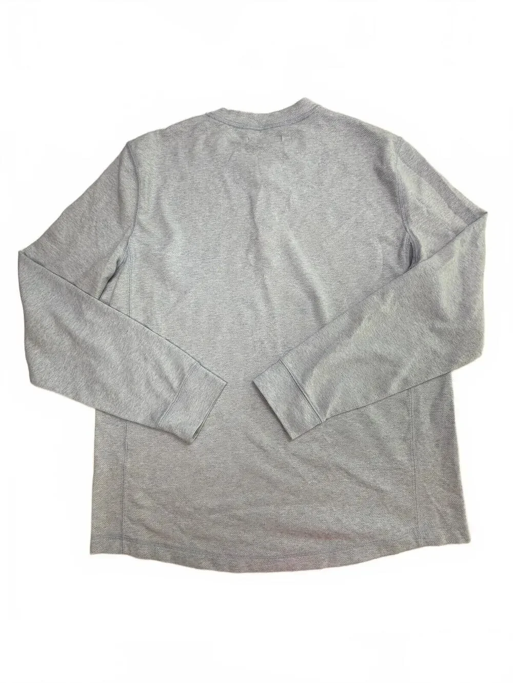Banana Republic Core Temp L Blue Long Sleeve Henley